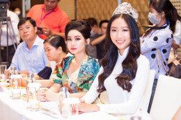 Doanh nhân Huyền Cò dự họp báo Hoa hậu Việt Nam 2020