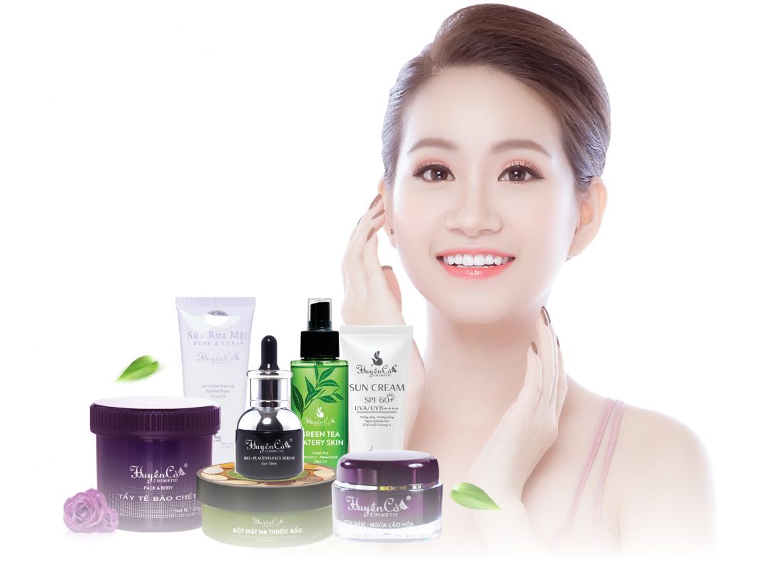 Chăm sóc da với Mỹ phẩm Huyền Cò