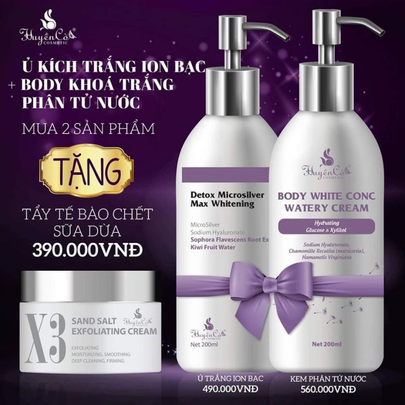 Khuyến mại combo kích trắng